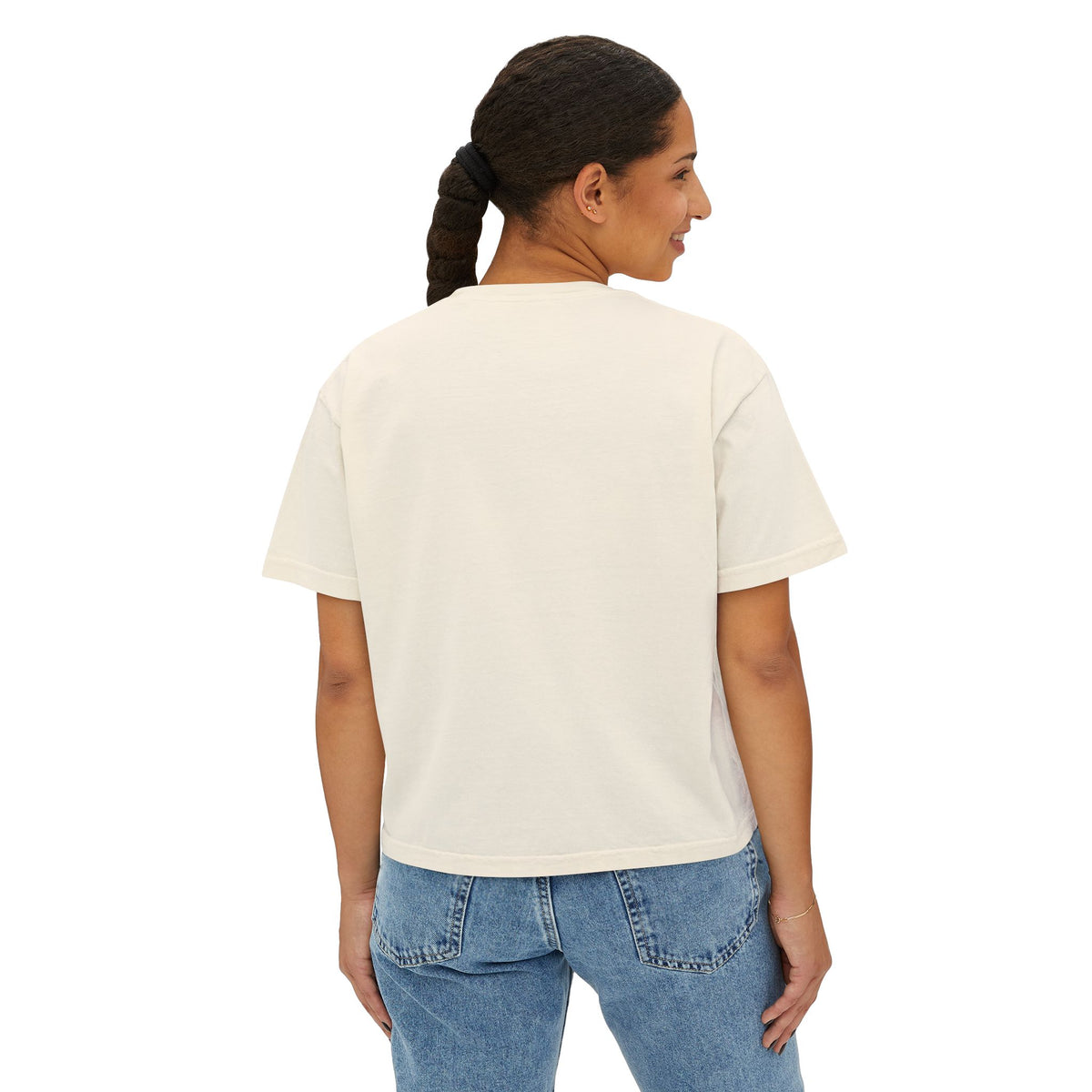 MOM Boxy Tee graphic design on casual apparel (image 11)