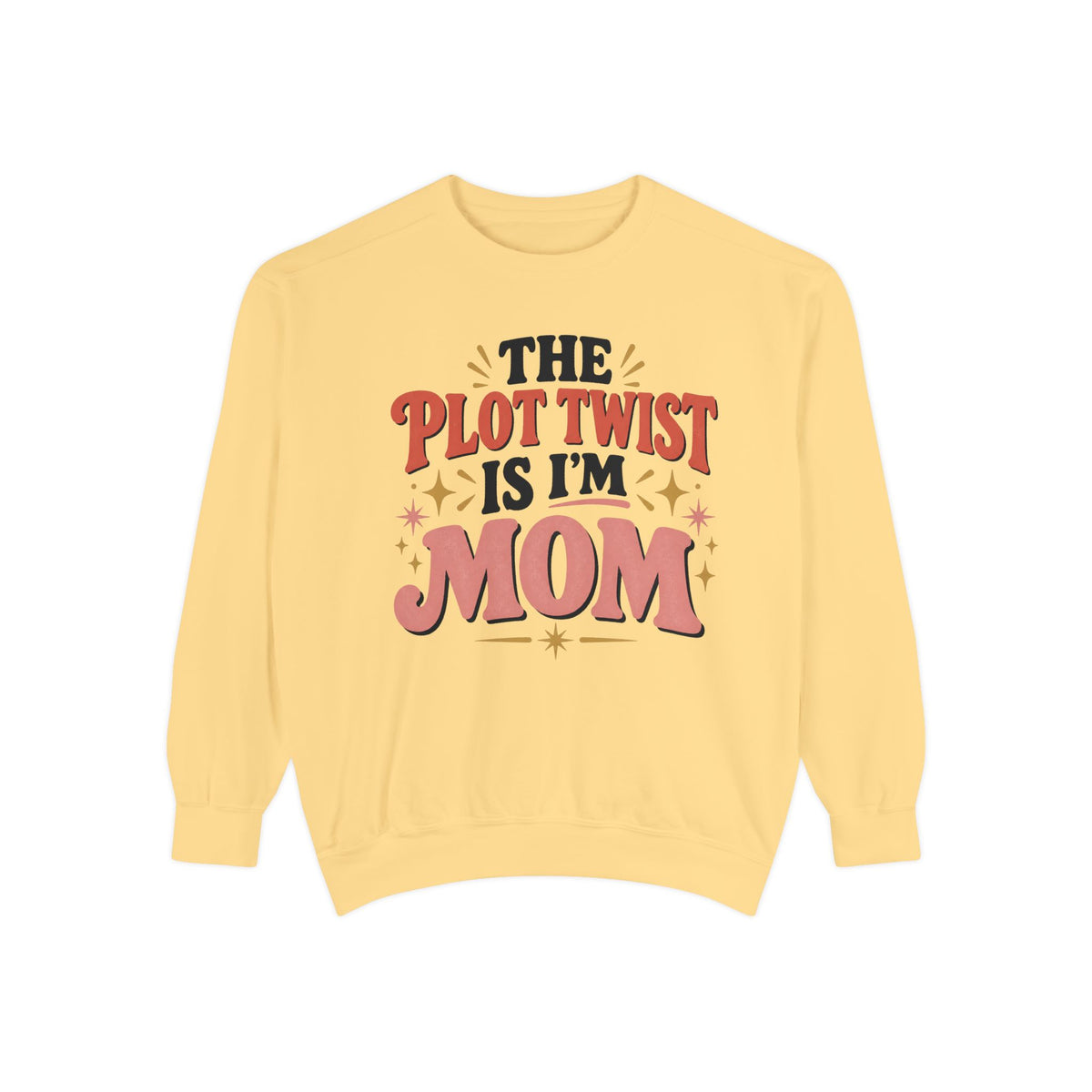 Mom graphic sweatshirt product photo showing printed design (image 3)