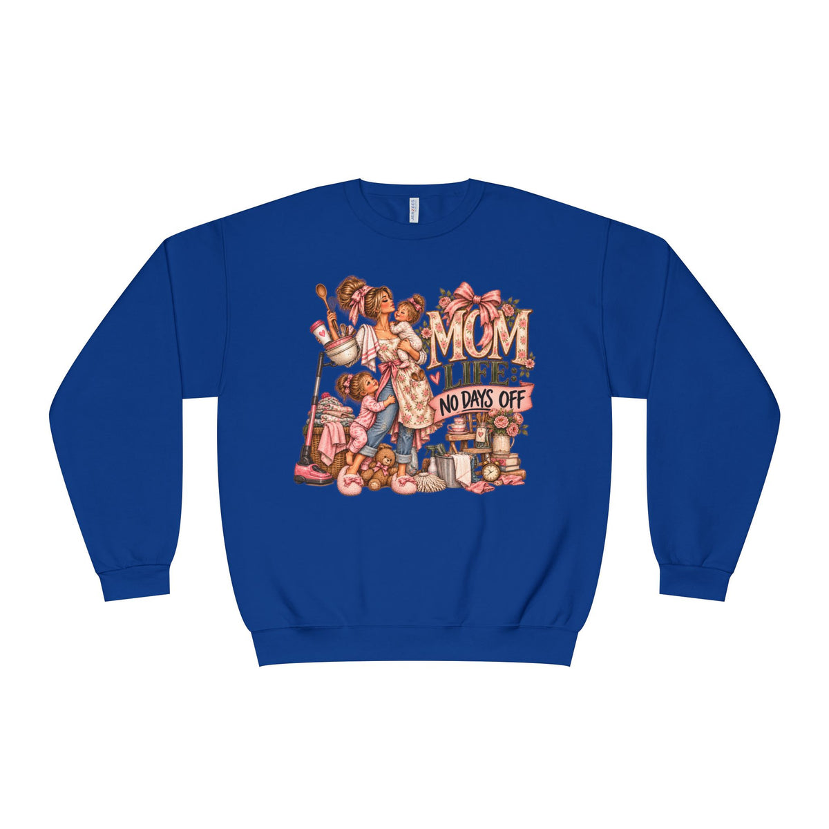 Mom Crewneck Sweatshirt graphic design on casual apparel (image 12)