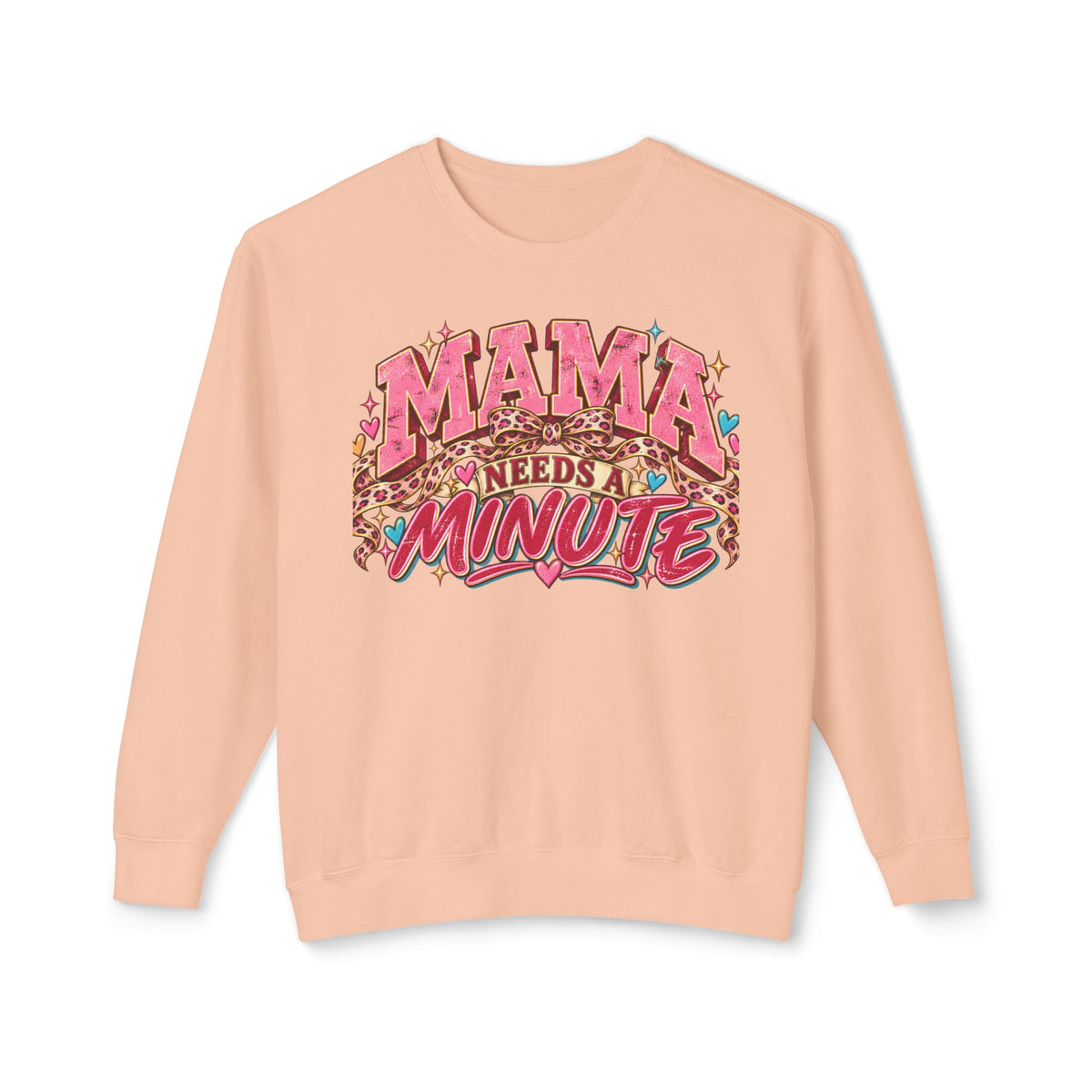 Mama needs a minute Sweatshirt graphic design on casual apparel (image 5)