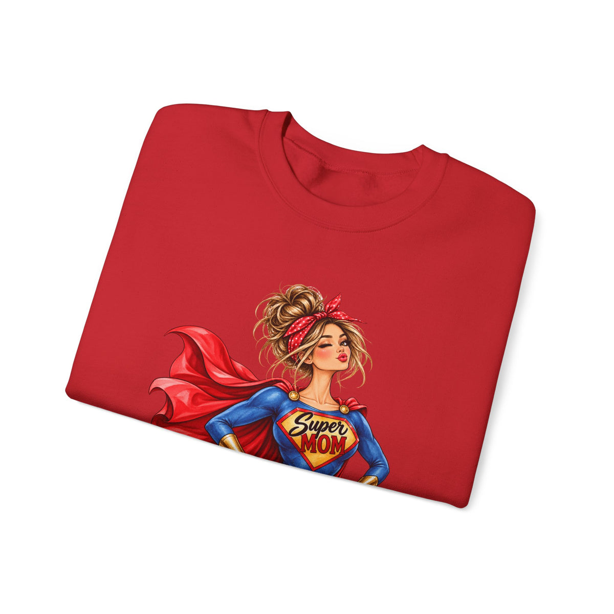 SuperMOM Sweatshirt | Funny Superhero Mom Crewneck