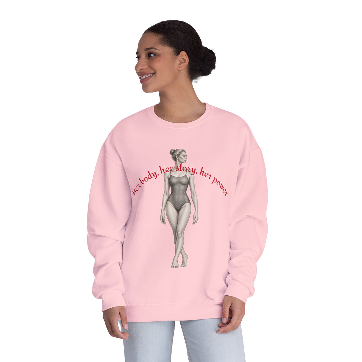 Women’s Empowerment Graphic Sweatshirt – Vintage Feminist Pullover graphic design on casual apparel (image 24)