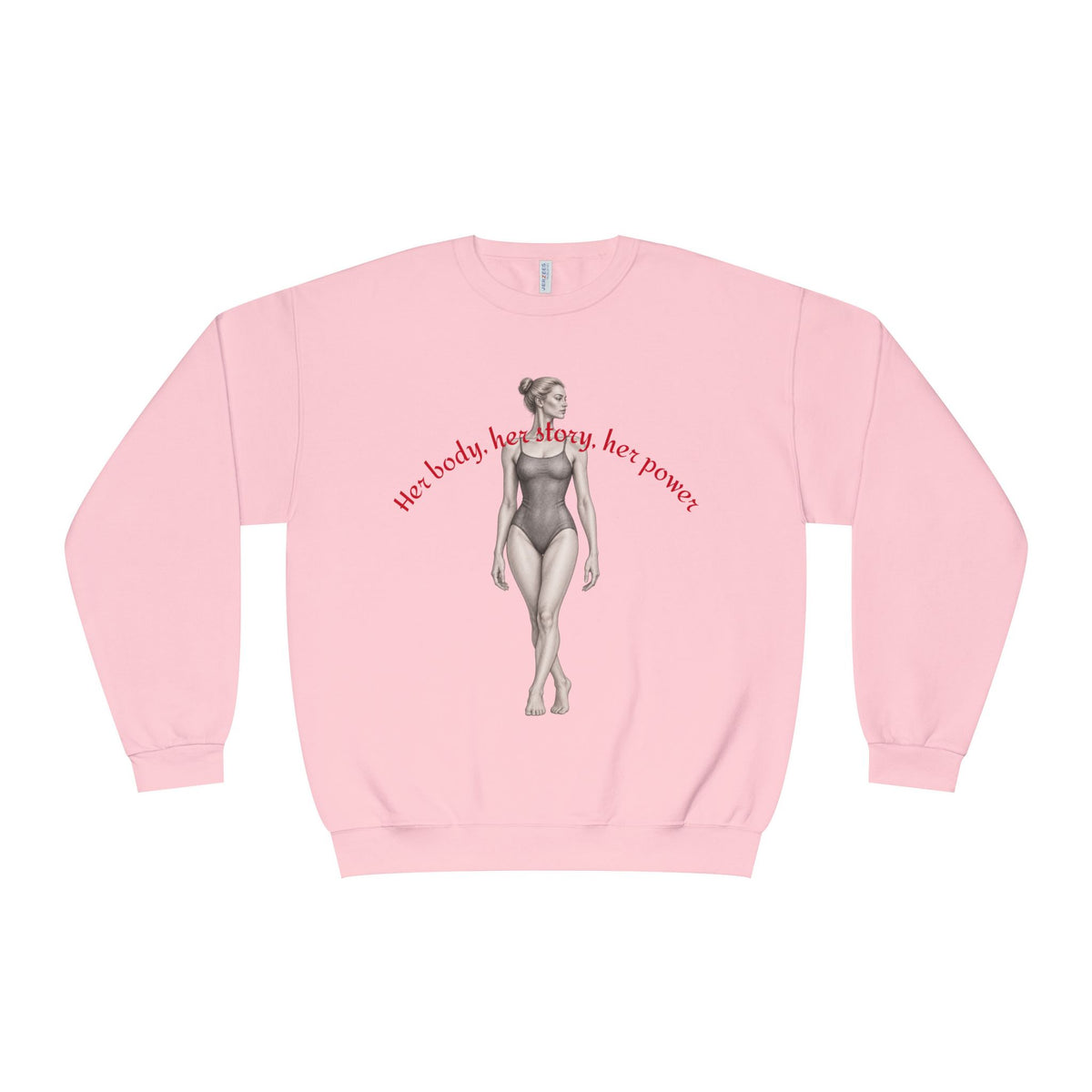 Women’s Empowerment Graphic Sweatshirt – Vintage Feminist Pullover graphic design on casual apparel (image 7)