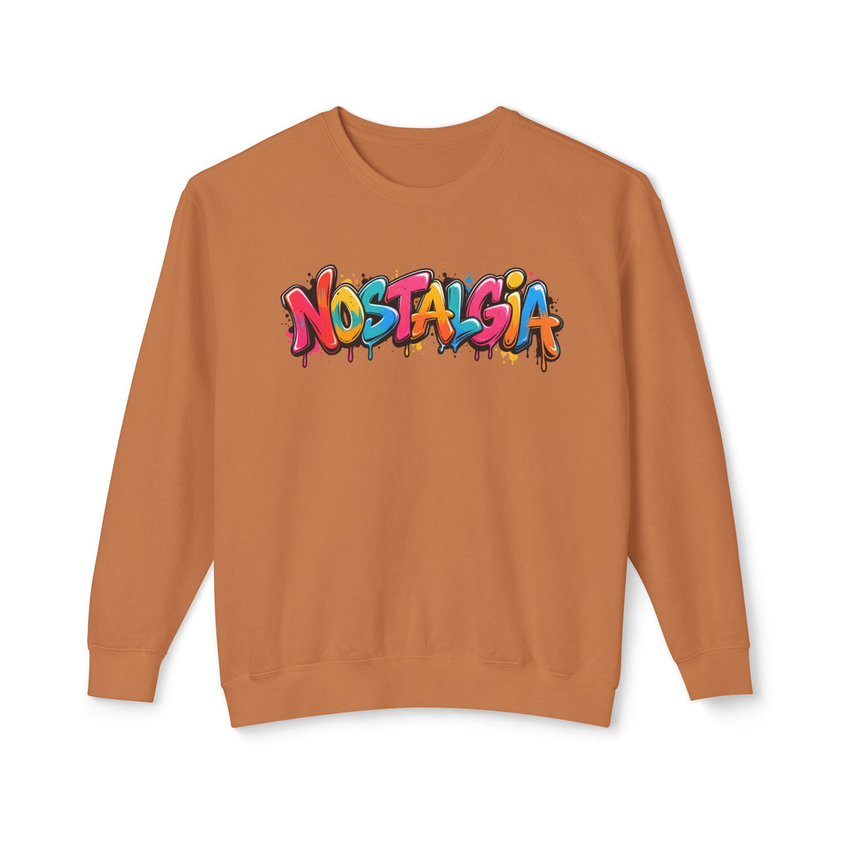 NOSTALGIA colorful graffiti sweatshirt product photo, view 4