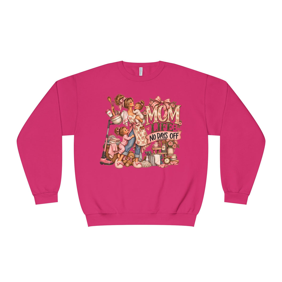 Mom Crewneck Sweatshirt graphic design on casual apparel (image 13)