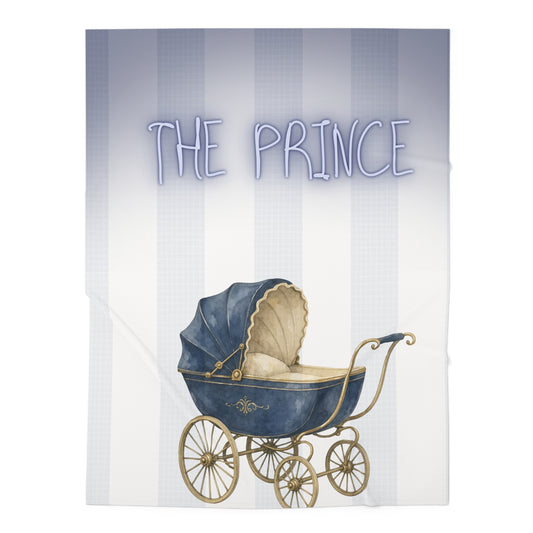 blue vintage pram baby swaddle product image 2