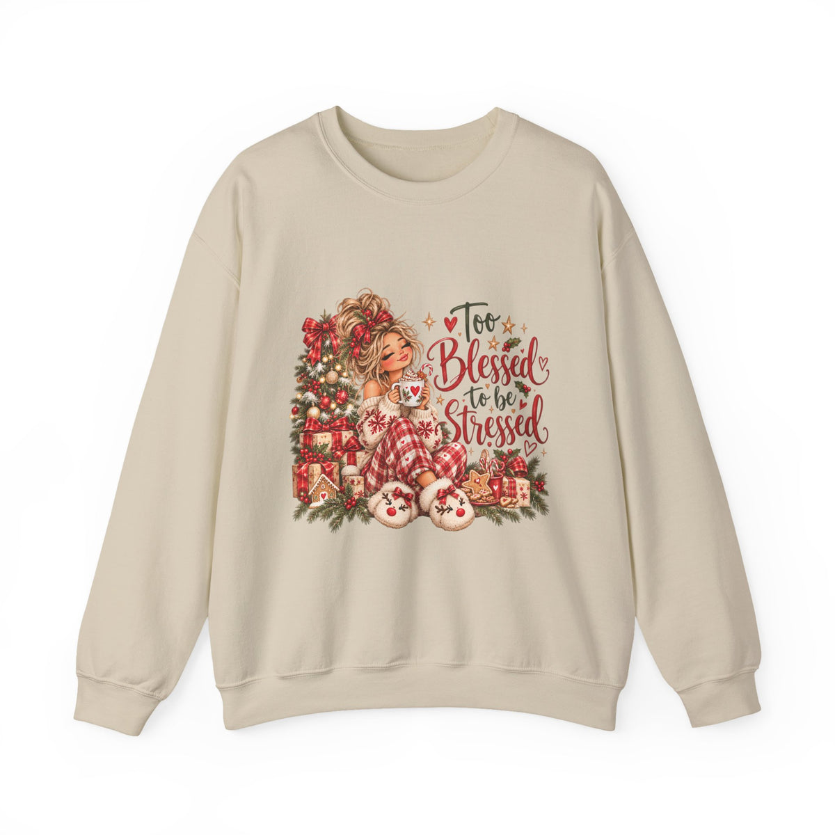 Christmas Sweatshirt festive design for Christmas gifting and holiday decor (image 4)