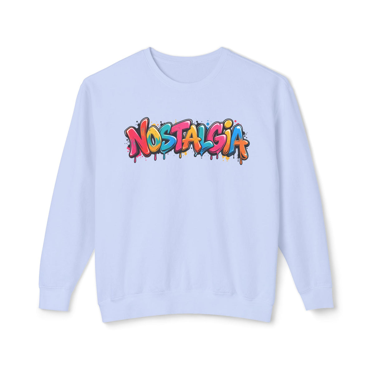 NOSTALGIA colorful graffiti sweatshirt product photo, view 10