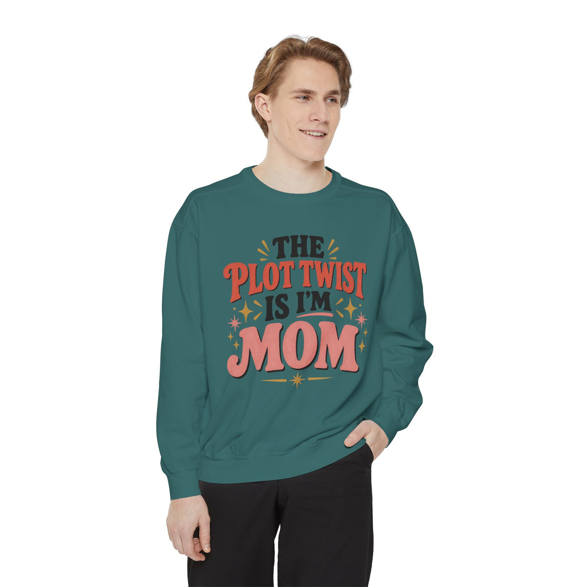 Mom Sweatshirt graphic design on casual apparel (image 20)