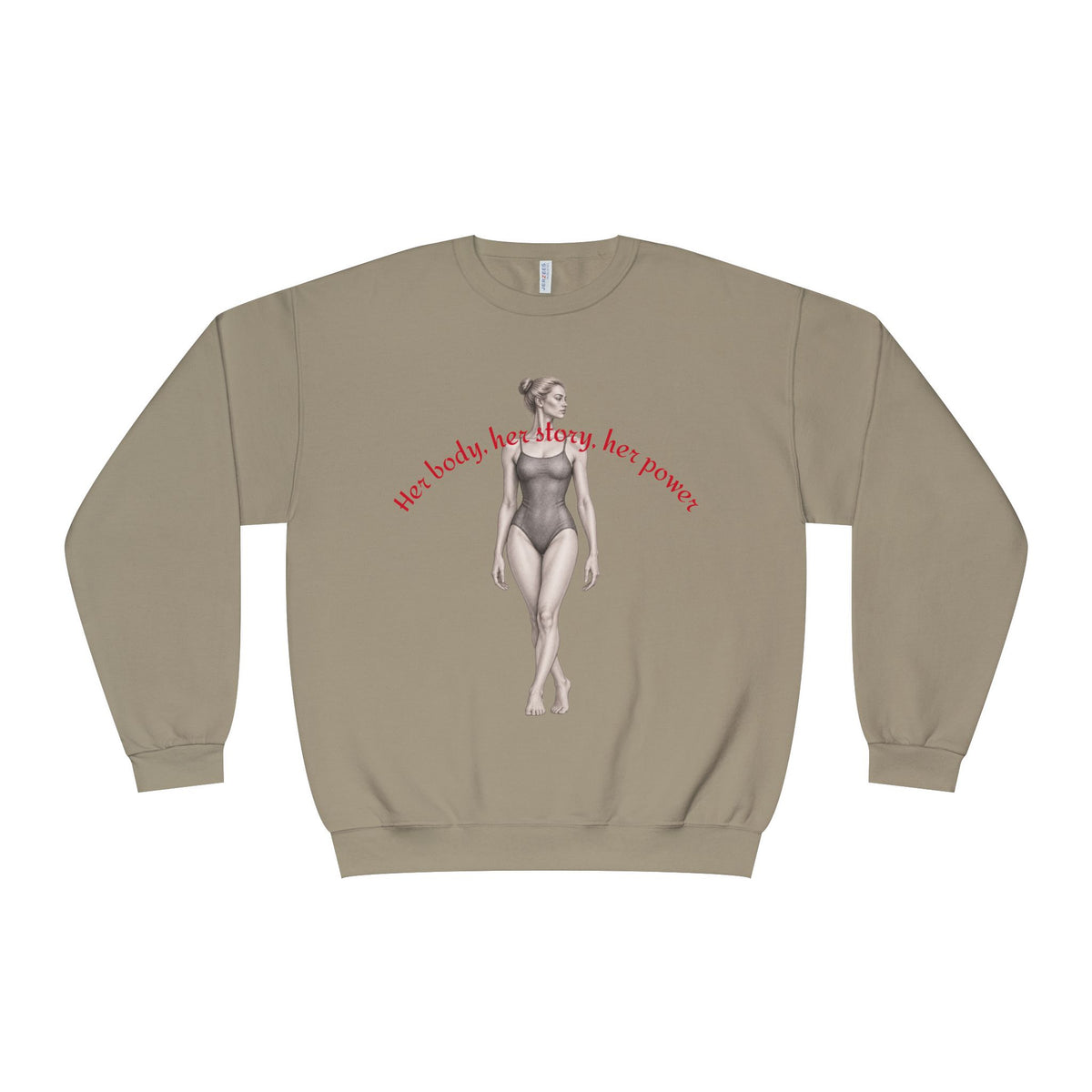Women’s Empowerment Graphic Sweatshirt – Vintage Feminist Pullover graphic design on casual apparel (image 4)
