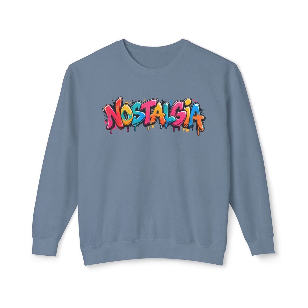 NOSTALGIA colorful graffiti sweatshirt product photo, view 11