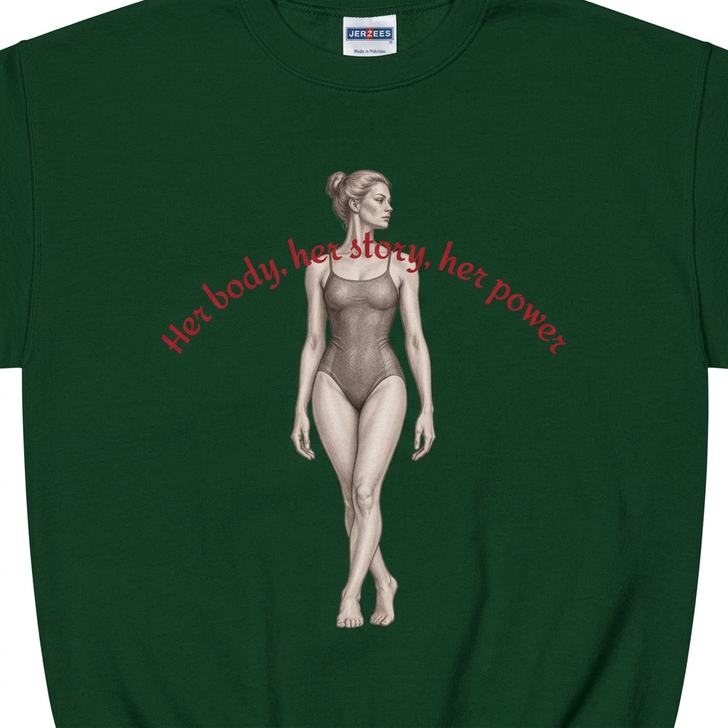 Women’s Empowerment Graphic Sweatshirt – Vintage Feminist Pullover graphic design on casual apparel (image 5)