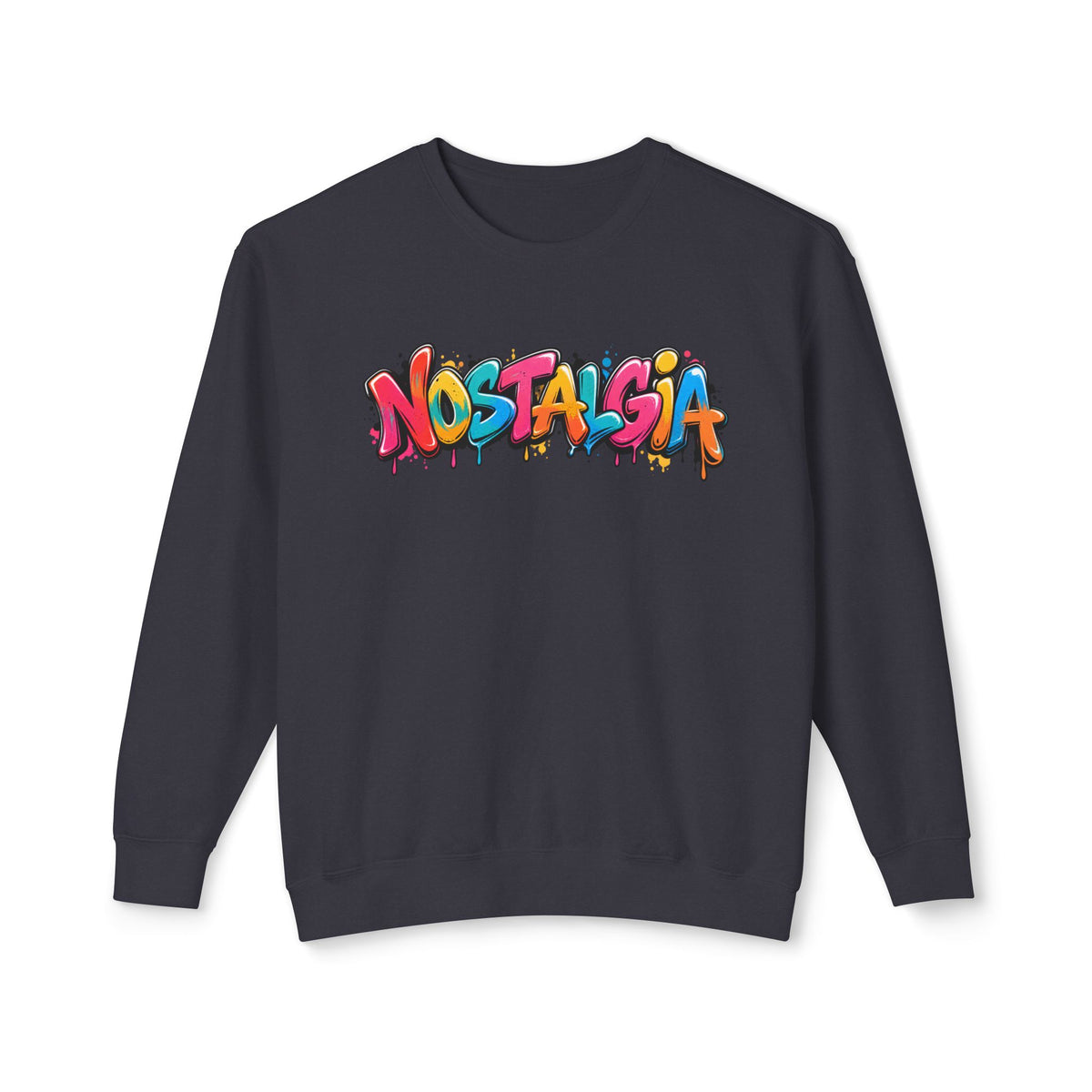NOSTALGIA colorful graffiti sweatshirt product photo, view 12