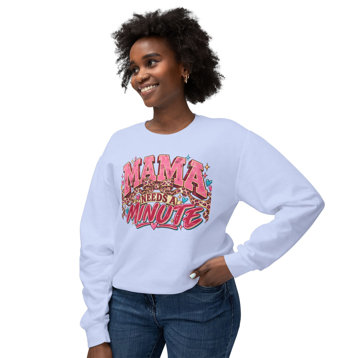 Mama needs a minute Sweatshirt graphic design on casual apparel (image 21)