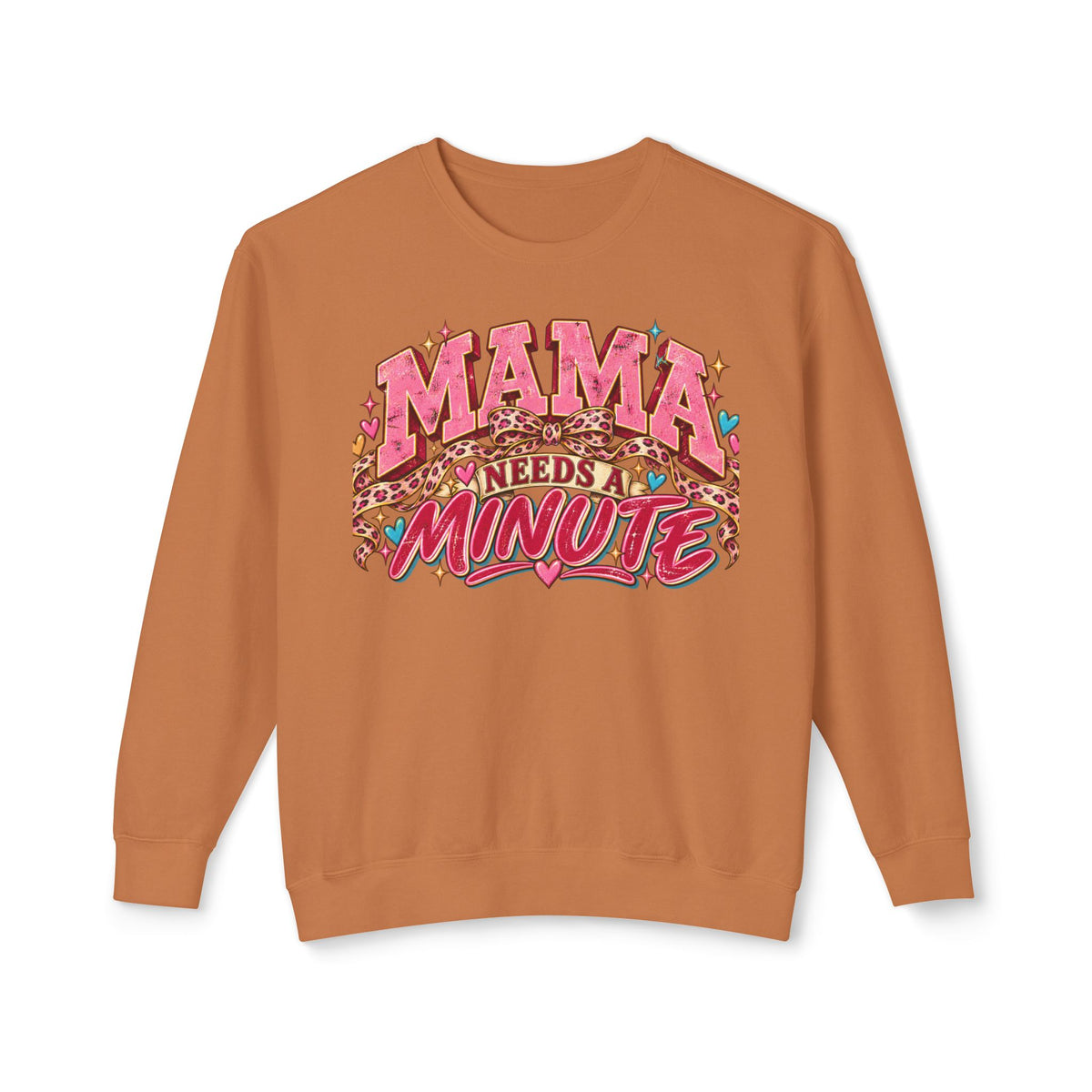 Mama needs a minute Sweatshirt graphic design on casual apparel (image 6)