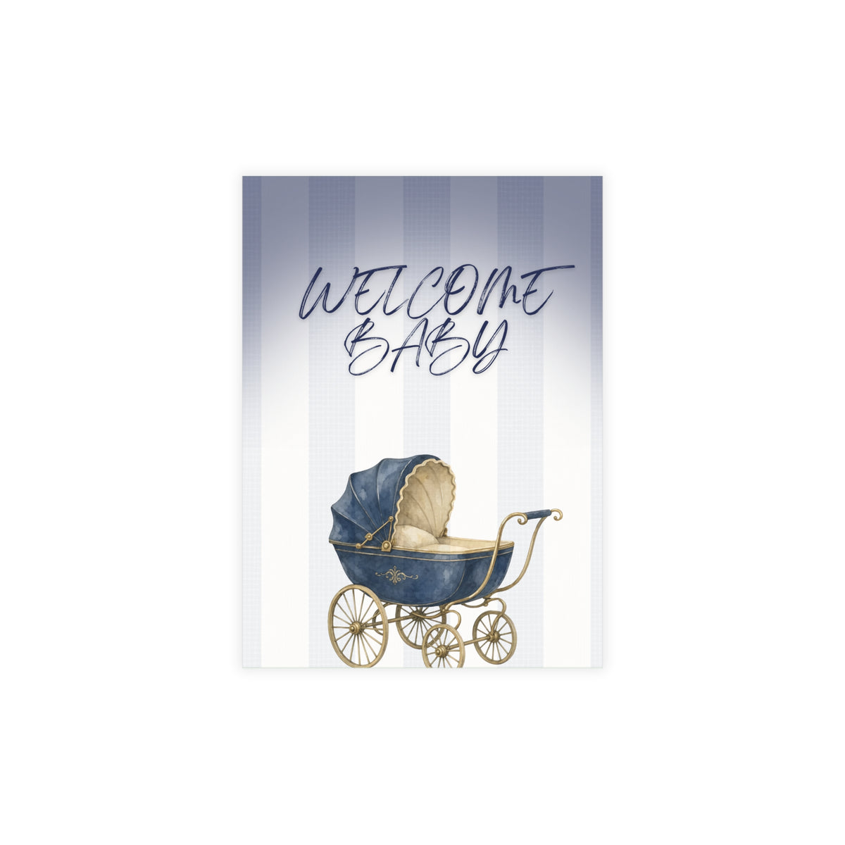 vintage welcome baby greeting cards product image 2