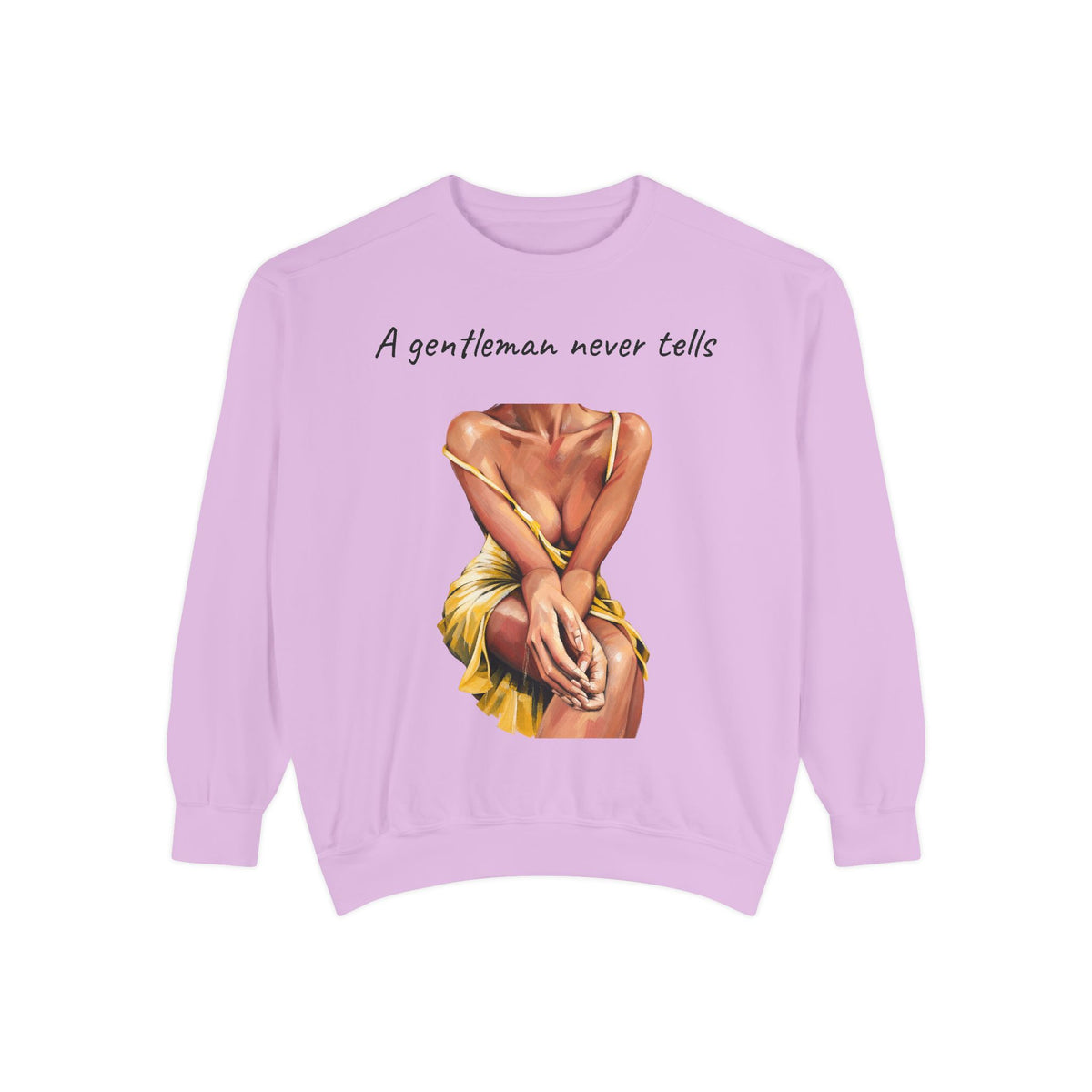 Garment-dyed graphic crewneck sweatshirt additional color view