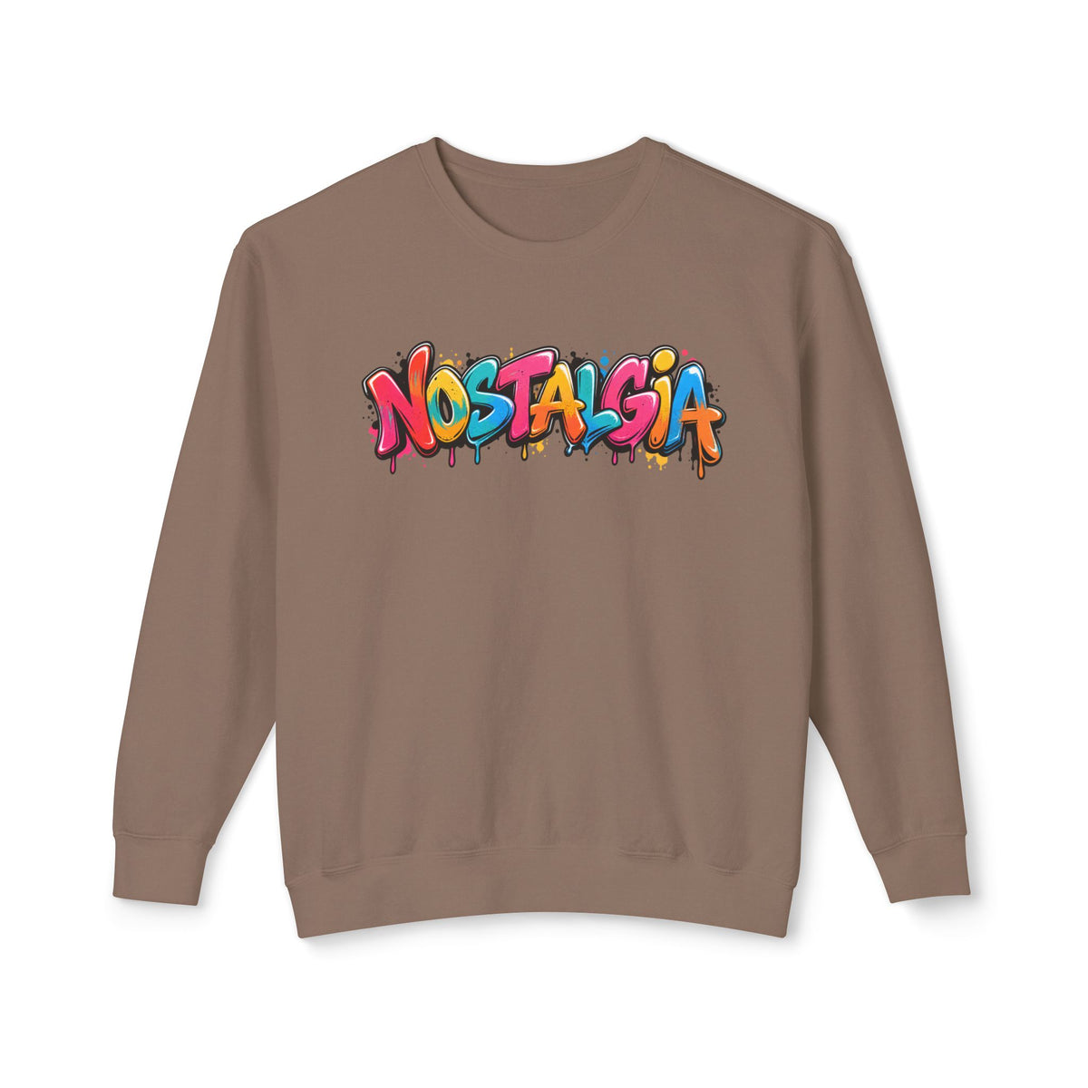 NOSTALGIA colorful graffiti sweatshirt product photo, view 5