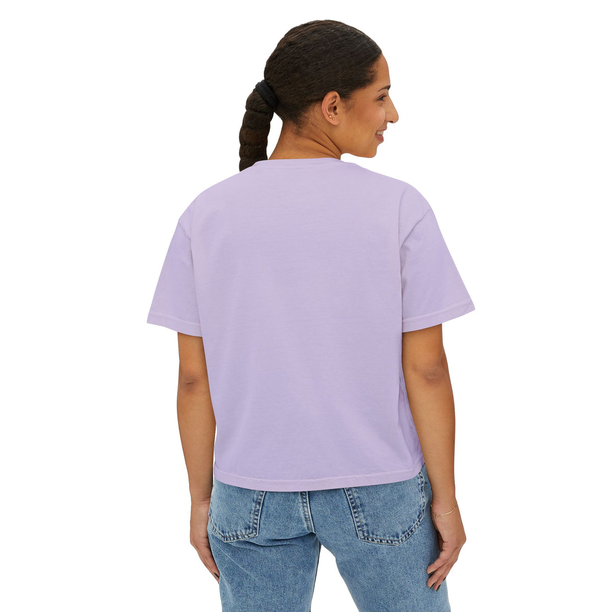 Women's Boxy Cropped T-Shirt – Heavyweight 100% Cotton