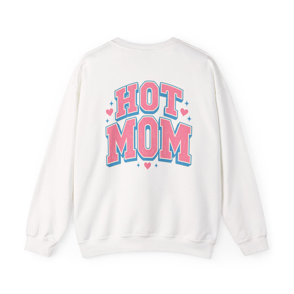 HOT MOM Crewneck Sweatshirt graphic design on casual apparel (image 5)
