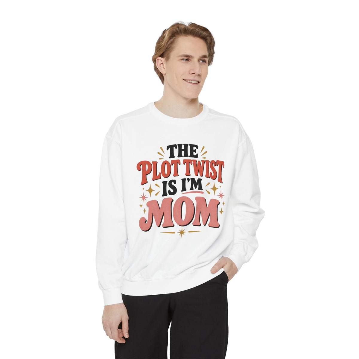 Mom Sweatshirt graphic design on casual apparel (image 11)