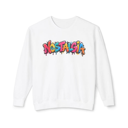 NOSTALGIA colorful graffiti sweatshirt product photo, view 1