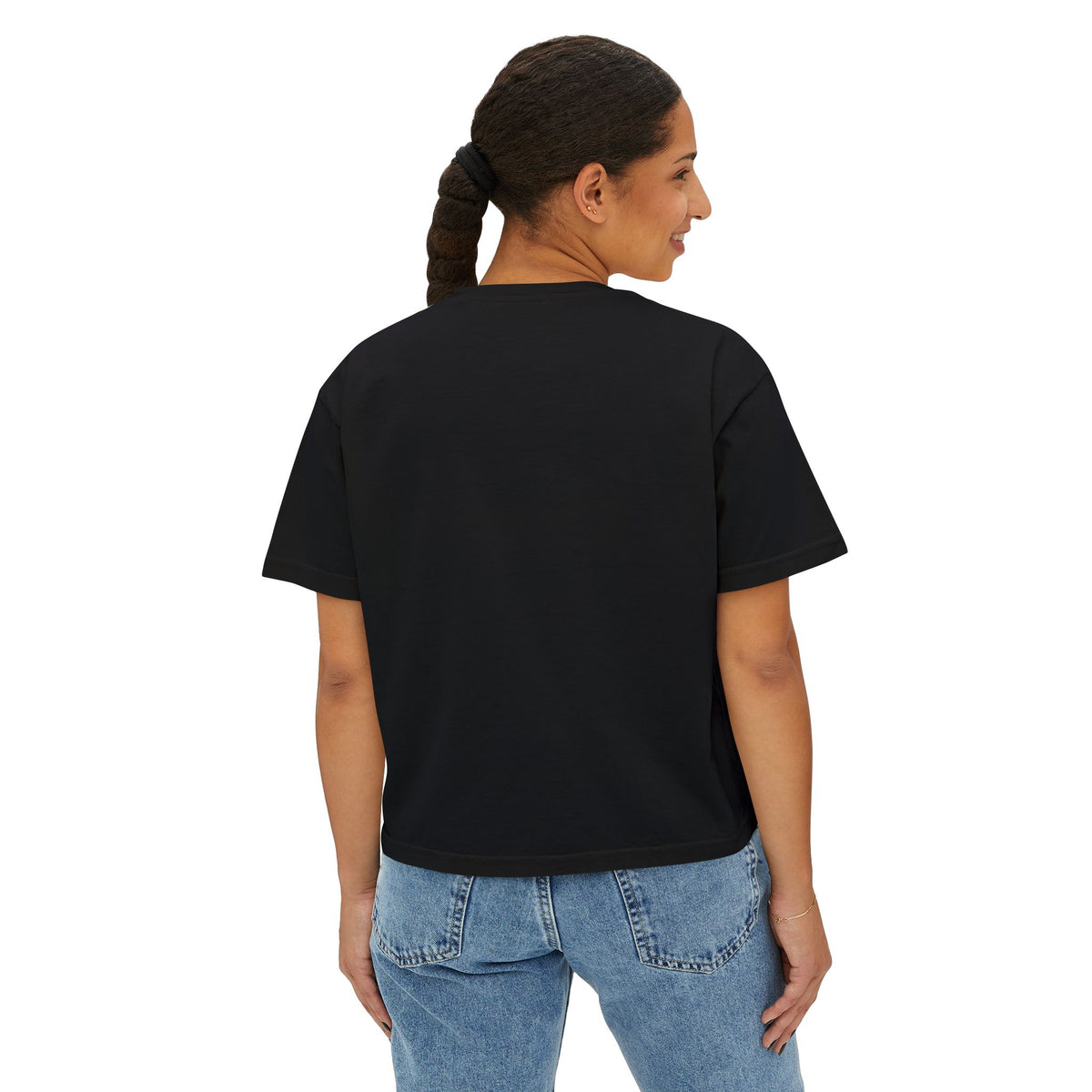 MOM Boxy Tee graphic design on casual apparel (image 17)
