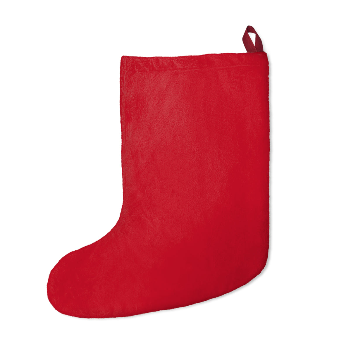 vintage reindeer Christmas stocking with red bow and bell product image 2