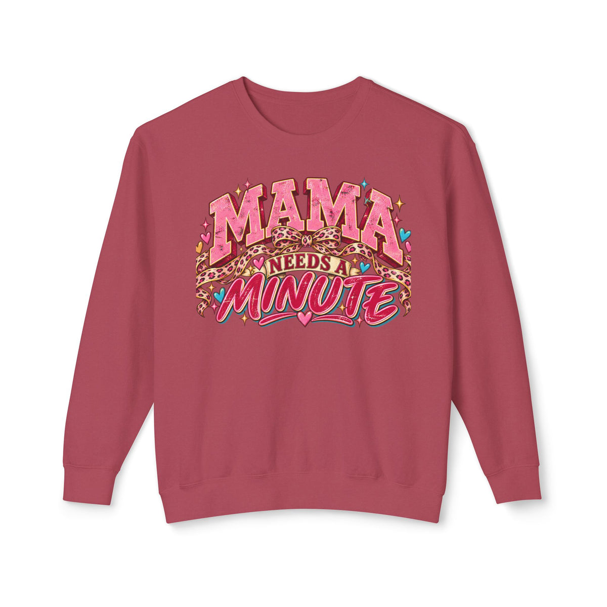 Mama needs a minute Sweatshirt graphic design on casual apparel (image 8)