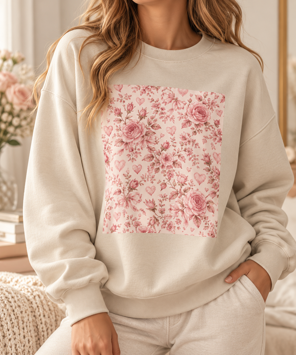 Unisex Heavy Blend Crewneck Sweatshirt graphic design on casual apparel (image 1)