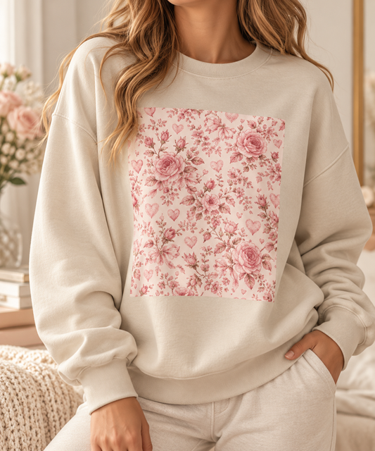 Unisex Heavy Blend Crewneck Sweatshirt graphic design on casual apparel (image 1)