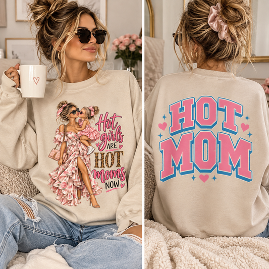 HOT MOM crewneck sweatshirt product image 1