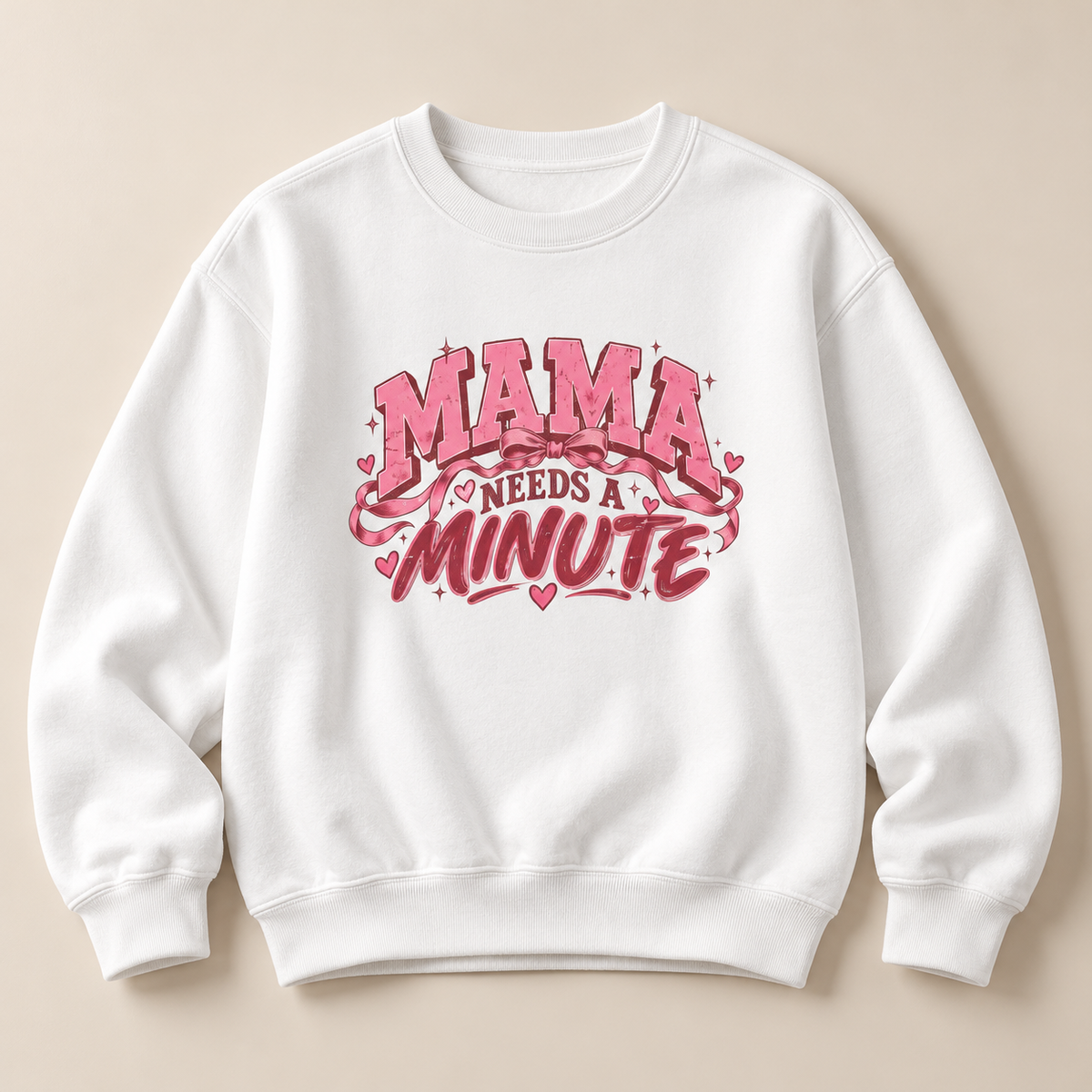 MOM Needs a Minute graphic sweatshirt product image 1